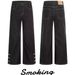 Vintage Distressed High-Waisted Flare Jeans For Men & Women – Retro Wide Leg Denim Pants With Stretch Comfort_mkmklike.com