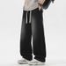 Men's Clothing High Street Distressed Wide Leg Jeans | Vintage Washed Loose Straight Casual Streetwear Trousers (Multiple Colors & Sizes)_mkmklike.com