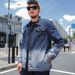 Gradually Change Color Denim Jacket Men's Fattening Plus Size Trend Washed Denim Jacket Men's Tide Xintang Denim Wholesale_mkmklike.com