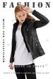 Hooded leather jacket two-piece set can remove oversize leather jacket female PU washed leather_mkmklike.com