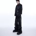 Men's Flared Retro Jeans Loose Fit Slimming High Waist Long Pants Trendy Spring Autumn New Style Niche_mkmklike.com