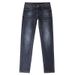 Men's Clothing Jeans Autumn And Winter Elastic Slim Fit Dark Blue Casual Bee Pants_mkmklike.com