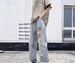 American Pants Men's Summer Ink Splashing Jeans Ripped High Street Men's Straight Trousers_mkmklike.com