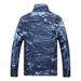 Loom Plus Size Clothing Autumn Winter Loose Denim Jacket Irregular Tie-Dye Trendy Men's Top_mkmklike.com