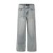 Men's & Women's Casual Washed Straight-Leg Jeans - Vintage Style, Lightweight Summer Denim Pants For Everyday Wear_mkmklike.com
