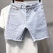 Men's Clothing Summer Five Point Pants Versatile Jeans_mkmklike.com