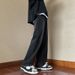 "Men's Straight Leg Denim Jeans With Belt Loops – High Street Vibe Loose Fit Casual Pants | Urban Streetwear & Chinese Trendy Style"_mkmklike.com