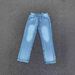 American 501 Vintage Washed Jeans – Ice Blue Snow Fade Straight Leg | High Street Cleanfit Vibe Denim Pants_mkmklike.com