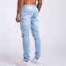 New Jeans Men's Trendy Black Slim-fitting High-waisted Denim Pants Men's_mkmklike.com
