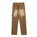 Men's Clothing Autumn/Winter New Men's Hip Hop Jeans, Retro Loose Fit Casual Flow Color Wide Leg Trousers_mkmklike.com