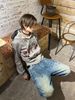 Vintage Washed Baggy Jeans For Men & Women – Distressed Denim With Cat Whisker & Studded Details (Blue, S-3XL)_mkmklike.com