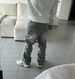 European And Cross-border Fashion Retro American High Washed Distressed Raw Edge Jeans, Unique Street Casual Straight_mkmklike.com