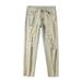 Men's Slim Fit Straight Leg Jeans Cross Border Export Ripped Yellow Mud Washed Distressed Casual Trousers European American Trendy_mkmklike.com