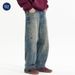Nordmann Muqiu Clothing | American Street Style Cleanfit Washed Jeans Men's Trendy Brand Vintage Design Patchwork Long Pants_mkmklike.com