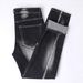 Men's Straight Leg Slim Fit Stretch Jeans Trendy Fashionable Multi-Crafted Trousers Irregular Style_mkmklike.com