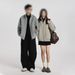 GOOOE77 "Warm Realm" Autumn New Short Loose Fit Stand Collar Fashion Versatile Men's Jacket Coat_mkmklike.com