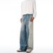 Men's & Women's Baggy Jeans With Handmade Splatter Paint & Vintage Wash - Loose Fit Straight Leg Denim Pants For Streetwear & Casual Style_mkmklike.com