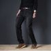 Jeans Men's Straight Slim-fit Large Size Mid-waist Men's Jeans Elastic Simple Business Trousers Men's_mkmklike.com