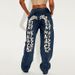 Women's Clothing Straight Jeans Women's High Waist Cut Out Straight Leg Jeans_mkmklike.com