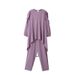 Women's Clothing casual trousers lace sleeve long and short swallowtail top daily women's suit_mkmklike.com