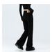 Black Flared Jeans For Women, New Spring Style, High-waisted, Slimming, Loose-fitting, Bell-bottom Long Pants_mkmklike.com