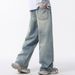 American High Washed Jeans For Men Loose Street Straight Vibe Style Versatile Wide-Leg Long Pants_mkmklike.com
