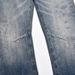 Washed White Jeans Men's Loose Casual Straight Long American Street Style Ins Vintage Distressed Wide Leg Pants_mkmklike.com