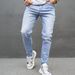 Men's Clothing Jeans Small Feet Tight Cotton Stretch Men's Jeans_mkmklike.com