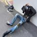Men's Clothing Men's Melancholy Rich Second Generation Distressed Corduroy Jeans Appliqué Splatter Embroidery Washed Party Pants Trendy_mkmklike.com