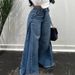 Y2K Retro Wide-Leg Jeans – Oversized Flared Denim Pants With Vintage Wash & Streetwear Vibes_mkmklike.com