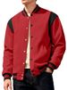 Cross-Border American West Coast Autumn Winter Men's Baseball Jacket Casual Heavyweight High Street Fleece_mkmklike.com
