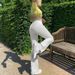 Women's Clothing High Waisted Slimming Cotton Flared Jeans For Women Casual Versatile Commuting Wear Light Skin Tone Thin Style Solid Pattern_mkmklike.com