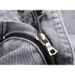 Men's Clothing Gray Distressed Embroidered Jeans, Trendy Stretch Slim Fit, American High Street Style Trousers_mkmklike.com