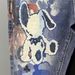 Spring And Autumn New Graffiti Printed Jeans Men's Fashion Slim-fit Elastic Small Feet Versatile Pants_mkmklike.com