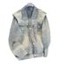 Men's & Women's Oversized Denim Jacket – Unisex Streetwear Coat With Distressed Wash, Relaxed Fit, And Side Pockets (S-3XL)_mkmklike.com