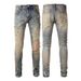 Pulse Cross-Border European And American Trend Brand TR Heavy Craft Washed Distressed Men's High-Quality Leather Pencil_mkmklike.com