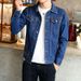 Loom Spring Autumn European And American New Turn-Down Collar Long Sleeve Men's Korean Version Loose Casual Jacket Denim_mkmklike.com