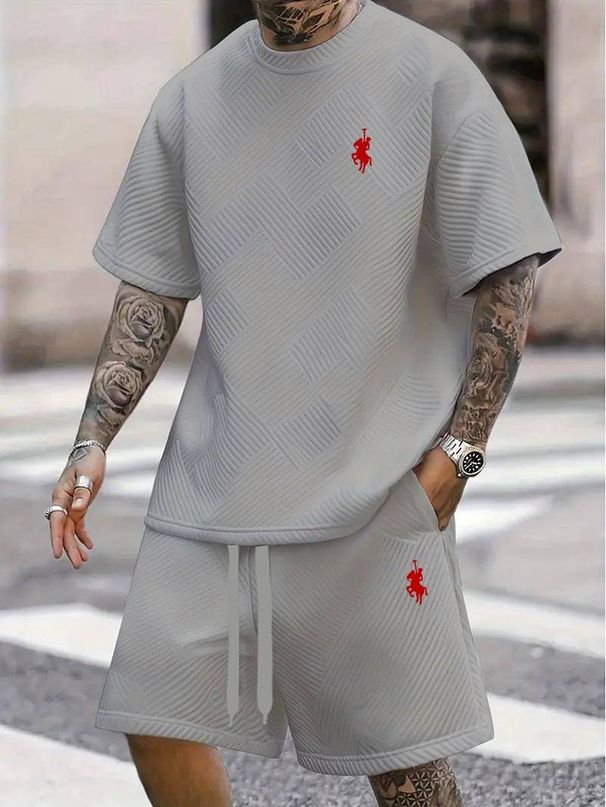 Men's Clothing Internet Celebrity Street Blasting Washed Blue Denim Two Piece Suit Pants Spring And Autumn New Women's Clothing_mkmklike.com