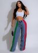 Women's High-Waisted Patchwork Denim Pants – Color-Block Straight Leg Jeans With Stretch_mkmklike.com