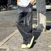 American Retro Washed Old Jeans Men's Trendy Brand Micro-pull Pants Korean Version Of Youth Casual Straight Trousers_mkmklike.com