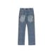 Vintage Washed Workwear Jeans – B73 Double-Knee Relaxed Fit (Distressed Denim With Rivet Details)_mkmklike.com