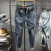 Woven Summer Thin High-End Quality Nine-Point Jeans For Men, Fashion Trend Versatile Stretch Slim Fit Spring And Autumn Long_mkmklike.com