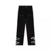 Men’s Classic Black Workwear Jeans – Slim Straight-Leg Denim Pants With Stretch, Mid-Rise Casual Trousers For Teens & Young Adults_mkmklike.com