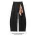 Men's Baggy Jeans With A Vintage American Style, High-end Feel, Loose Casual Silhouette, Vatile Washed Wide-leg_mkmklike.com