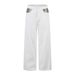 Trendy Washed Jeans For Men Loose Casual Python Pattern Splicing Design Wide-Leg Straight Long Pants_mkmklike.com