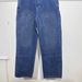 Vintage Workwear Denim Pants For Men & Women - Heavyweight Double-Knee Washed Jeans With Cleanfit Straight Leg Design_mkmklike.com