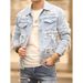 Spring Autumn Fashion Jacket, Loose And Trendy Teenage Denim Korean Version Men's Jacket_mkmklike.com
