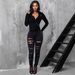 2025 Cross-Border European And American Hot Girl Multi-Hole Tight-Fitting Butt-Lifting J Slim-Fit White Women's Jeans_mkmklike.com