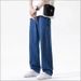 Men's Clothing Men's Stretch Jeans Loose Straight Leg Casual Pants Spring Autumn Comfortable Fit Denim For Formal & Casual_mkmklike.com