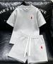 Men's Clothing Internet Celebrity Street Blasting Washed Blue Denim Two Piece Suit Pants Spring And Autumn New Women's Clothing_mkmklike.com